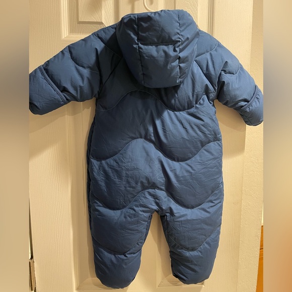 REI Kids Blue Puffer Snowsuit - Picture 3 of 10